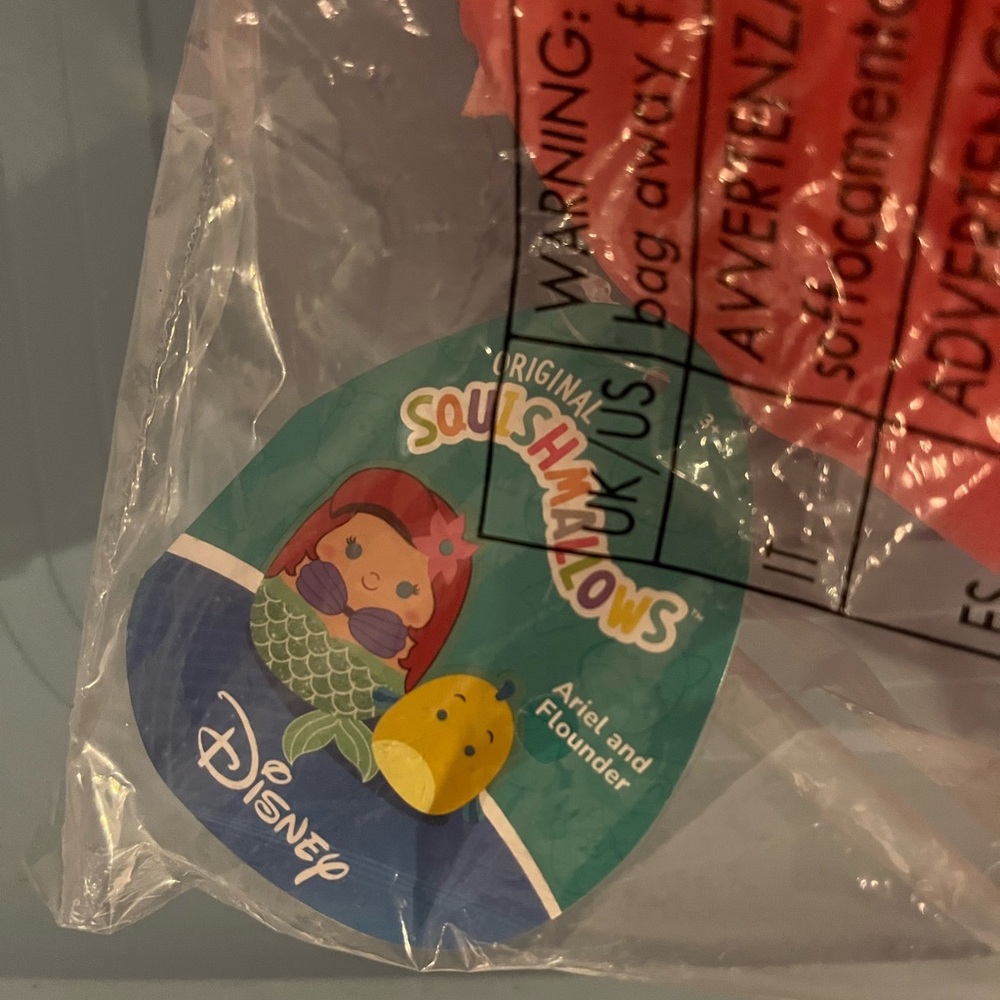 Little Mermaid Ariel & Flounder-authentic Disney Squishmallow.New in package.$25 - Picture 2 of 3